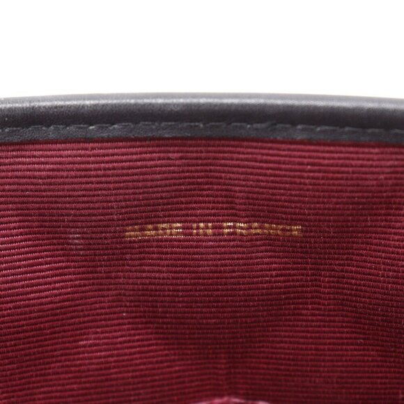 CHANEL Black Lambskin Leather Pochette Shoulder Bag - Picture 11 of 16